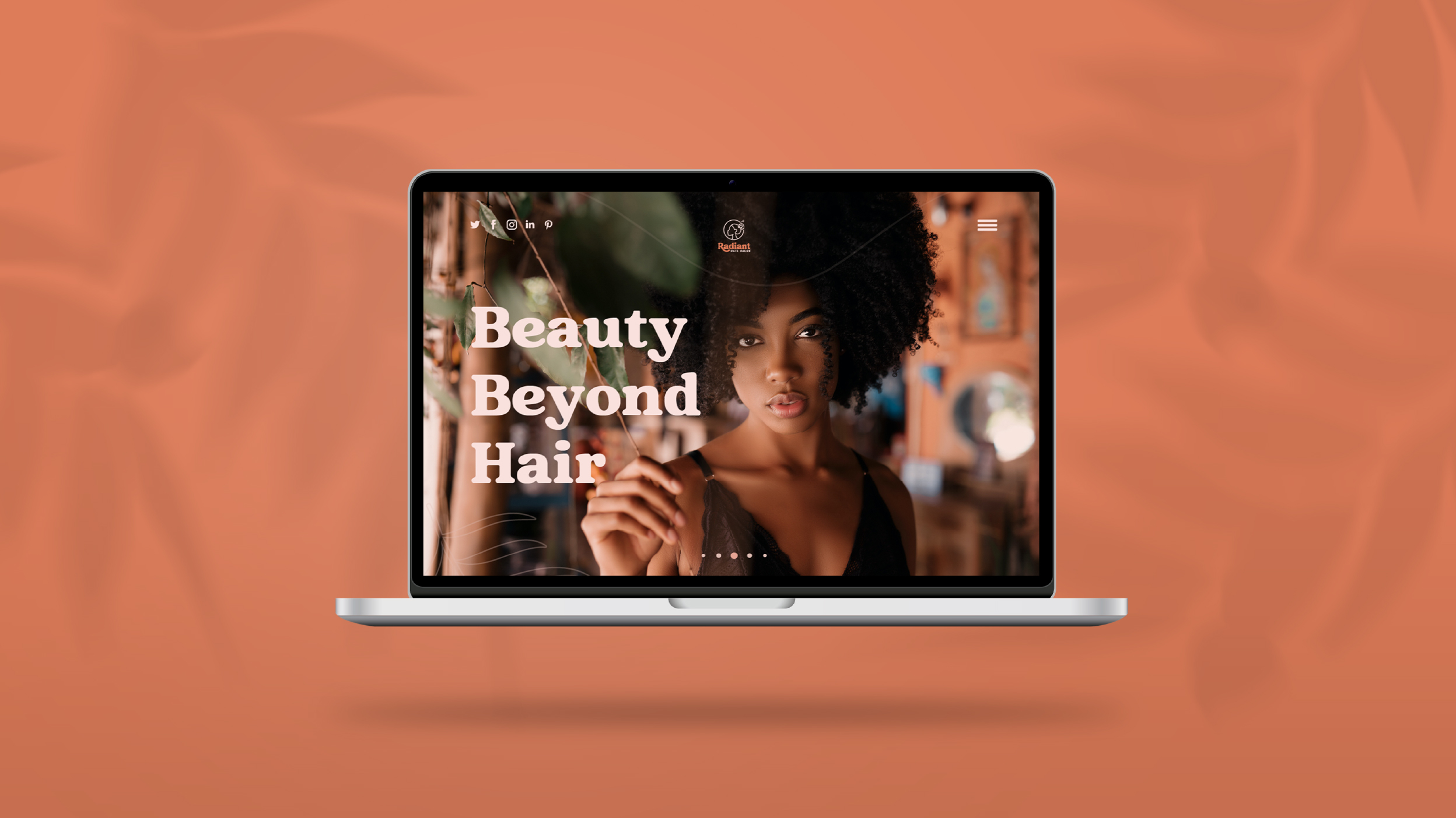 hair salon website design